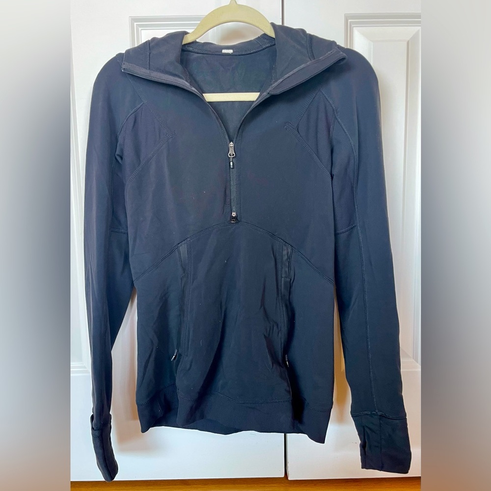 Lululemon black 3/4 zip